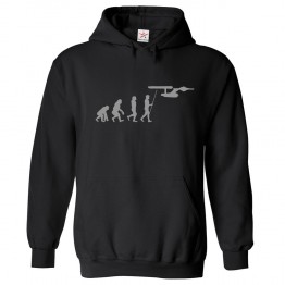 Evolution Inspired Classic Unisex Kids and Adults Pullover Hoodie 									 									 									
